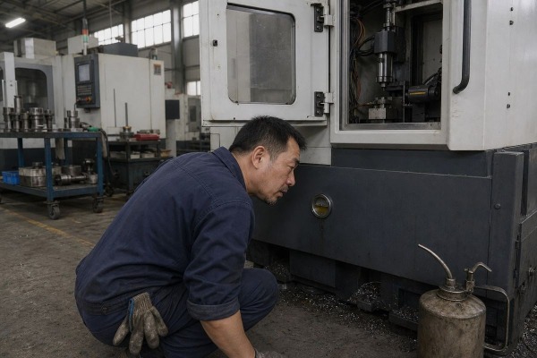 Daily maintenance guide for chamfering machine lubrication system upkeep (ID#1)