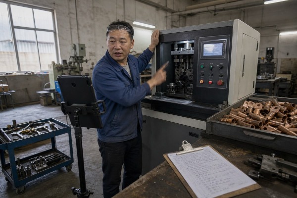 Guide to requesting a remote FAT for cable lug making machines (ID#1)