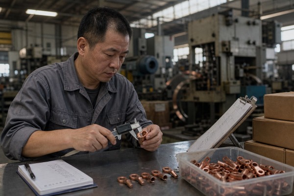 Negotiating with suppliers after cable lug making machine samples fail quality tests (ID#1)