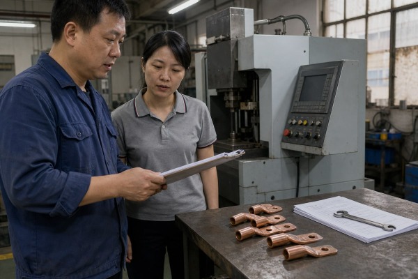 Guide to agreeing on pre-shipment inspection standards for a cable lug making machine (ID#1)