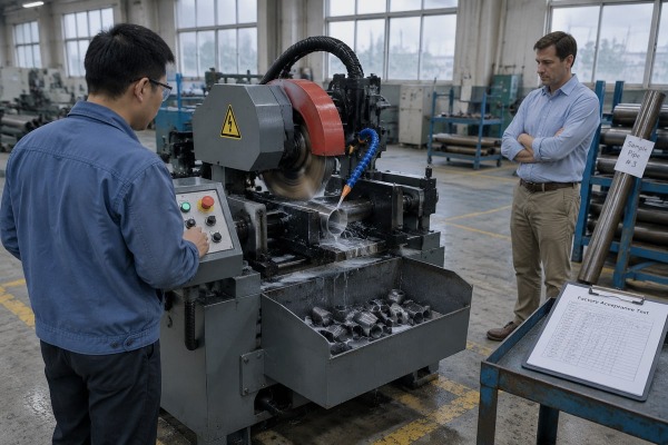 Guide to testing a fully automatic pipe cutting machine's performance before purchase (ID#1)