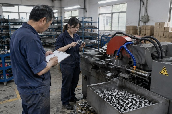 Evaluating stability of a fully automatic pipe cutting machine during continuous testing (ID#1)