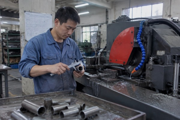 Sample verification timeline overview for fully automatic pipe cutting machines (ID#1)