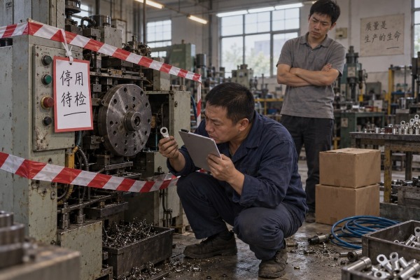 Guide to scheduling rework and shipment release after cable lug machine inspection failures (ID#1)