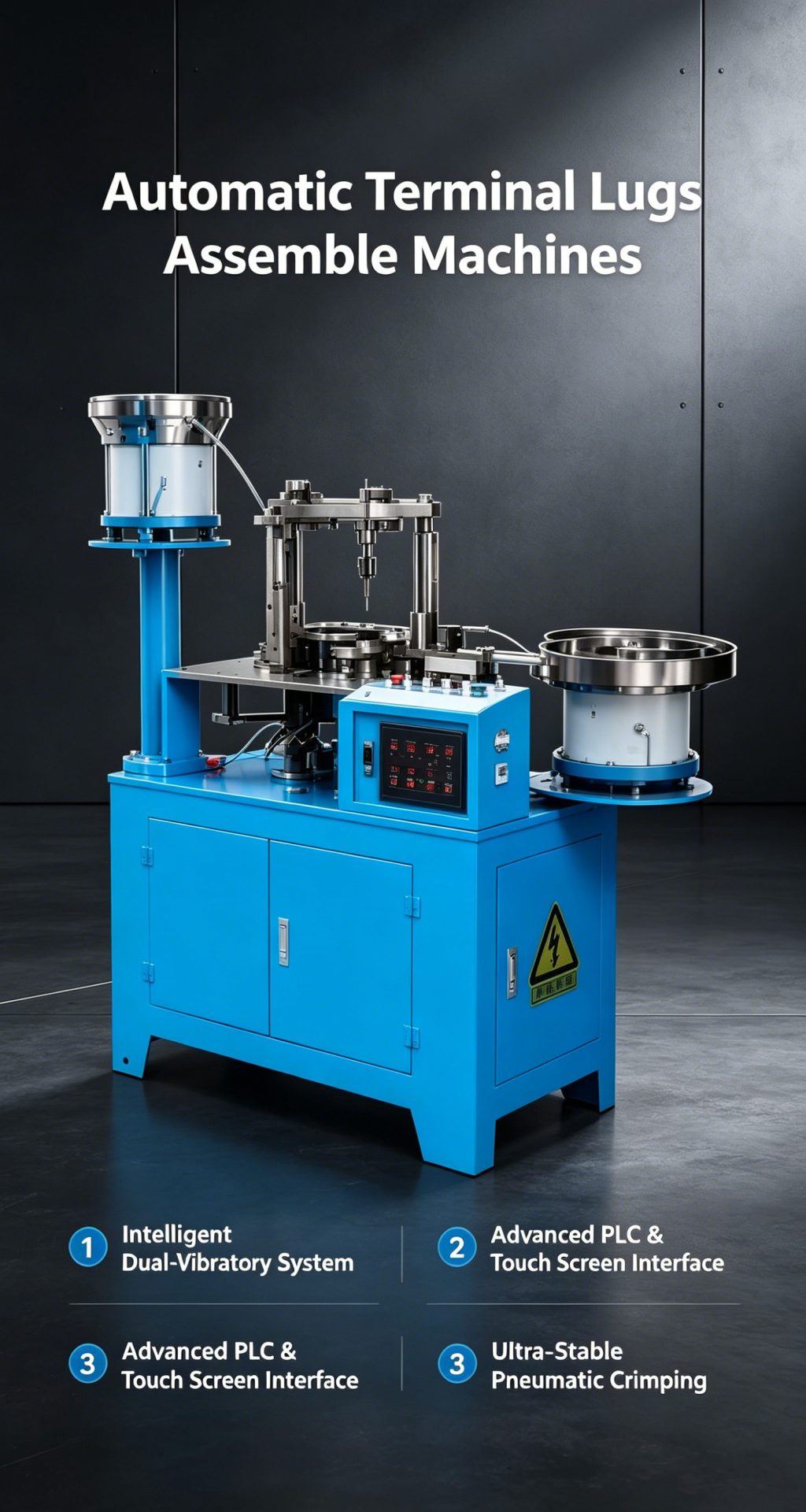 Terminal Assembly Machine YE-B Series Automatic Terminal Lugs Assemble Machines for Precise Lug ...