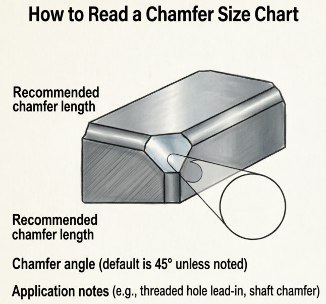 Mastering the Standard Chamfer Size Chart — Definition, Dimensions, and ...