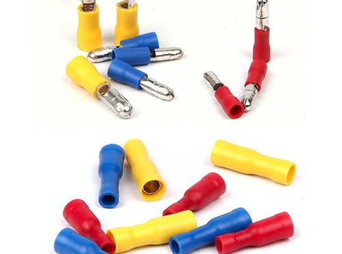 Insulated Bullet Connector Kit Male Female PVC Crimp Terminals
