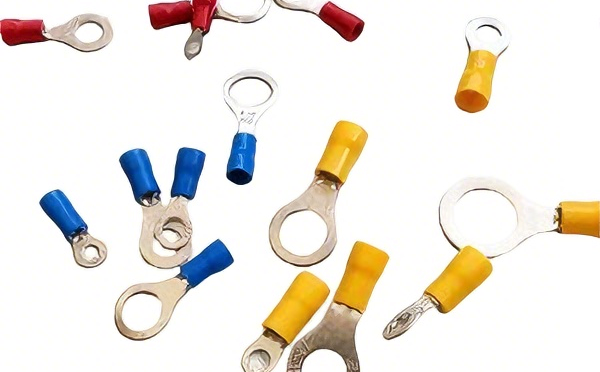 Insulated Ring Terminal Connector Brass Crimp